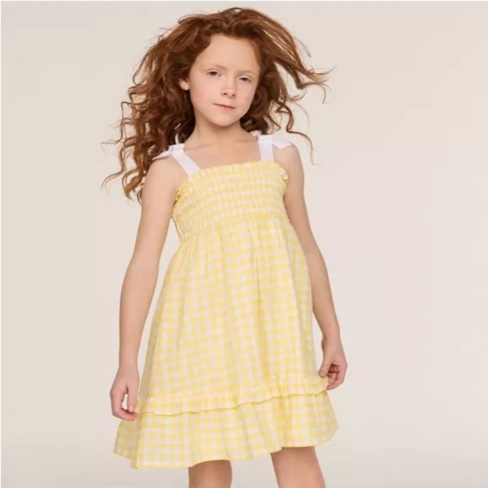 Janie and Jack NWT Gingham Smocked Sundress